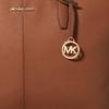 Michael Kors Бренд Jet Set Логотип Открытый Застежка Сумка-тоут Сумка-тоут Сумка для покупок Ручная Покрытие Холст Сумка через плечо Средняя Женская Коричневый