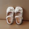Girls Leather Shoes Bowknot Princess Shoes Soft Soled Solid Color Kids Shoes