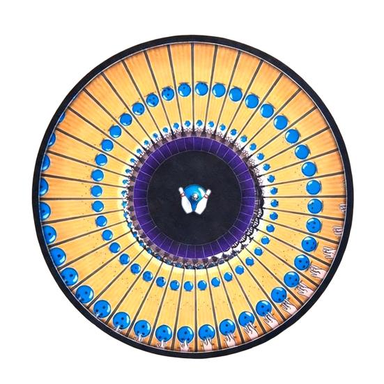 1/2 шт. Анимированный зоотропный слипмат 12 дюймов Матовый диск для проигрывателя с оптической иллюзией Анимированный виниловый слипмат с эффектом движения зоотропа Кинетический визуальный проигрыватель