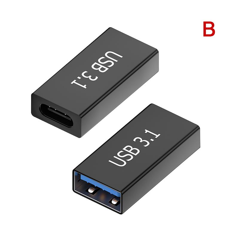 Переходник USB 3.1 гнездо на USB Type C гнездо Суперскоростной USB удлинитель Конвертер для подключения
