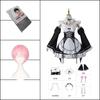 Аниме Ram Rem Lolita Maid, косплей Re Life In A Different World From Zero, костюмы, женское платье Лоли, костюм для вечеринки на Хэллоуин
