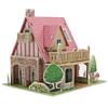 3D Сборная игрушка Детская бумажная сборная модель дома Детская развивающая игрушка сделай сам Тип 5