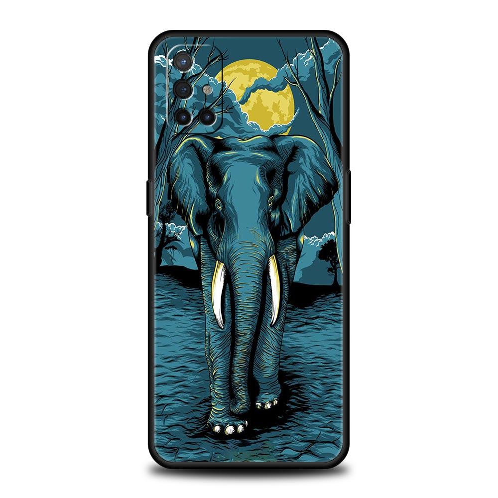 Креативный чехол для телефона Animal Elephant для OnePlus 12 11 10 9 8 7 7T Pro 12R 10R 9RT 9R 8T Nord N100 N200 N10 2T CE 2 5G Мягкий чехол