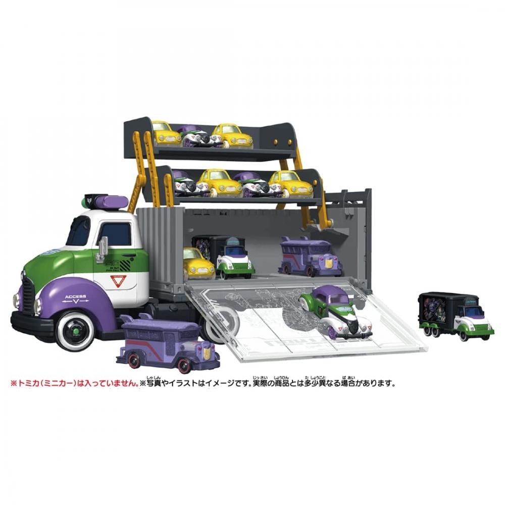 TOMICA TAKARA TOMY "Tomica Disney Motors Buzz Lightyear Star Command Carry" Мини-машинка для мальчиков от 3 лет и старше Пропуска в коробке Стандарты безопасности игрушек