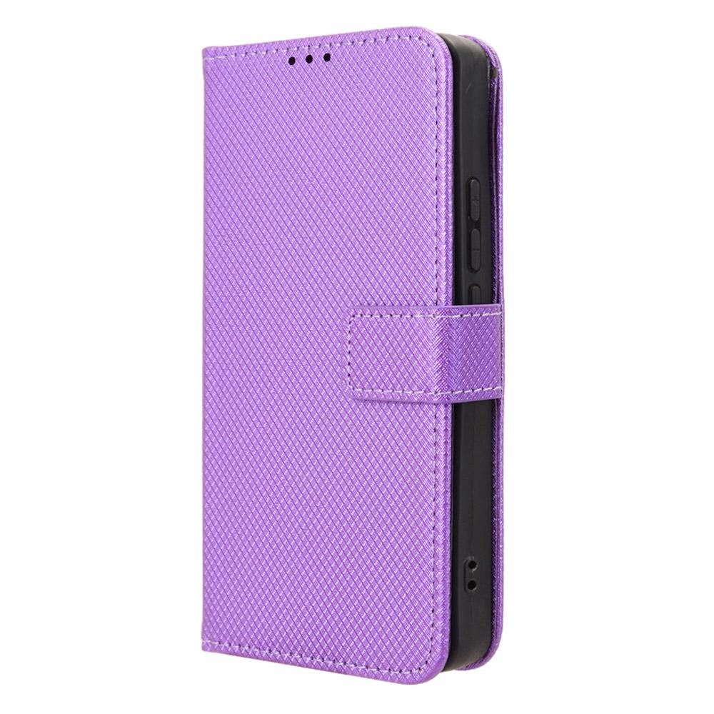 For Xiaomi Redmi K70 Ultra Phone Stand Case Diamond Texture PU Leather Cover Wallet