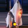 White Halloween Costumes Scary Masquerade Cloak Creative Ghost Costume Cape  All Saints' Day