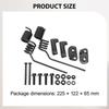 Rail Mount Ice Scratchers Track Cleaner Spring Accessory Kit for Snowmobile 600 800R 850