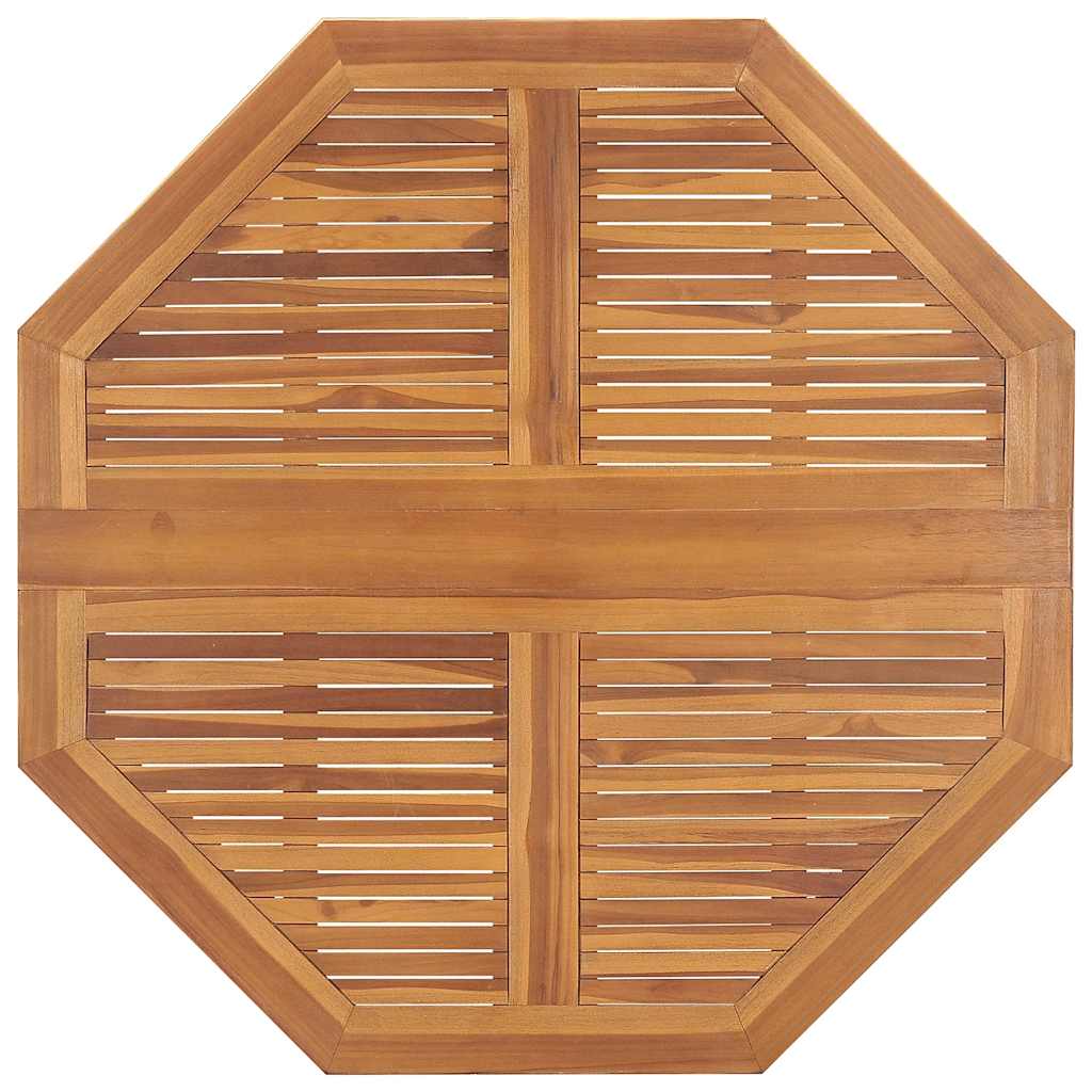 5 Piece Foldable Outdoor Dining Set Solid Teak Wood