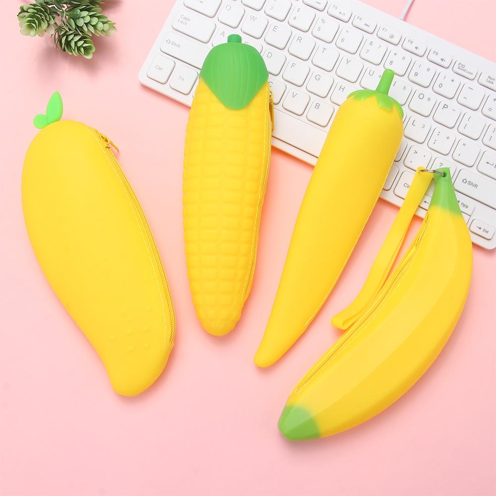 student cute capacity pencil bag vegetables stationery pag pencil case