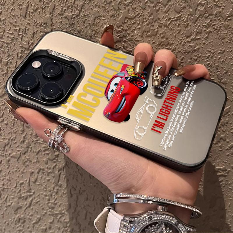 Чехол для телефона Lightning McQueen 95 Cars для iPhone 17 16e 16 15 14 13 12 11 mini Pro Max X XR Air Plus Противоударный Матовый Задний Чехол