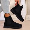 Fashion Flats Suede Women Short Boots 2025 Winter New Trends Comfort Shoes Fashion Classical Ankle Snow Boots Dress Zapatillas De Mujer