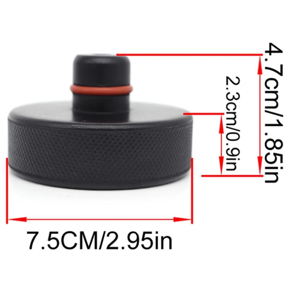 4pc Rubber Jack Lift Pad W/ Box Jacks Stand Point Adapter Chassis Lifting For Tesla Model 3 2023 2022 2021 2020 2019 2018 2017