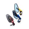 Motorcycle Rearview Mirror Carbon Fiber Pattern Handlebar Mirror Modified Inverted Rear Mirror Motorbike Accessories 2024 New