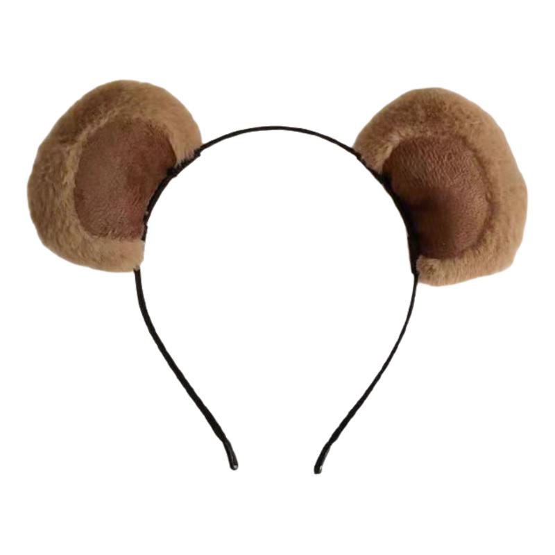 NEW 1Pcs Soft & Adorable Unisex Accessory Plush Bear Ear Headbands For Daily Parties And Cosplay Ideal Gift For All Ages