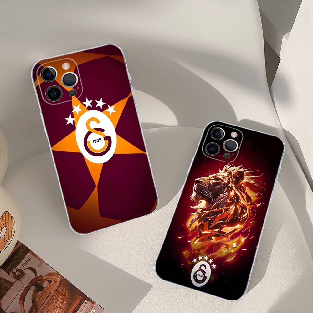 Футбольная команда Галатасарай Чехол для телефона для IPhone 17 16 15 14 13 12 11 Pro Max Plus Мягкий чехол Персонализированный Сделай сам