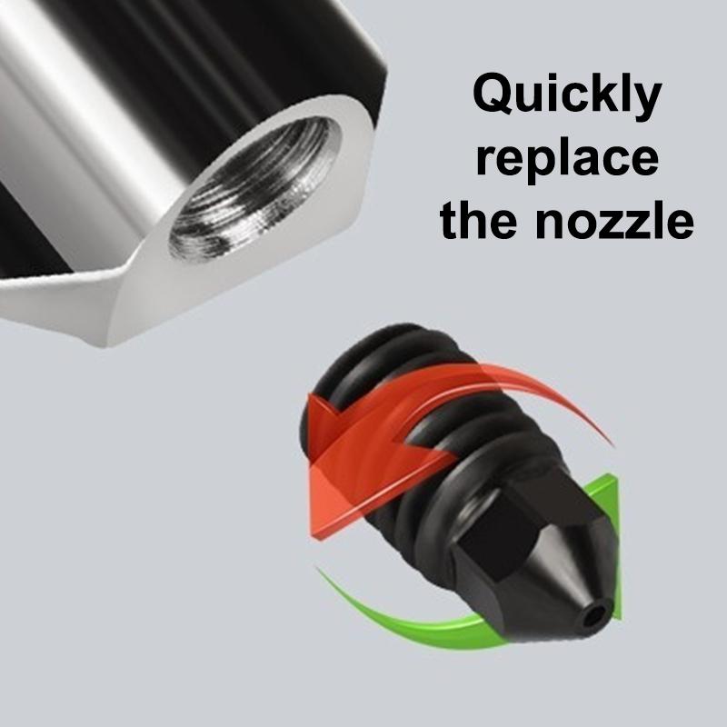 Для Bambu Lab H2D Комплект горячего конца Высокопоточный Закаленная сталь 0.2/0.4/0.6/0.8 мм Сопло горячего конца Сменное Совместимое Bambu A1/A1 Mini