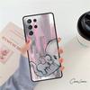 Cute Baby Elephant phone case For Samsung Galaxy S24 S25 S23 S22 Ultra Note 10 20 Plus S20 S21 FE Cover