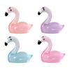 Creative Night Light Pink Flamingo Resin Ornament Cute Luminous Figurine For Desk