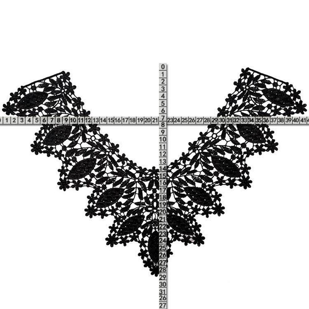 Craft Flower Neckline DIY Collar Embroidery Apparel Sewing Fabric Lace Garment Accessories