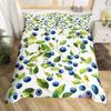 Blueberries Duvet Cover Sets Queen King Lightweight Quilt Covers Bedroom Decor Farmhouse Summer Fruits Bedspread Covers No Quilt