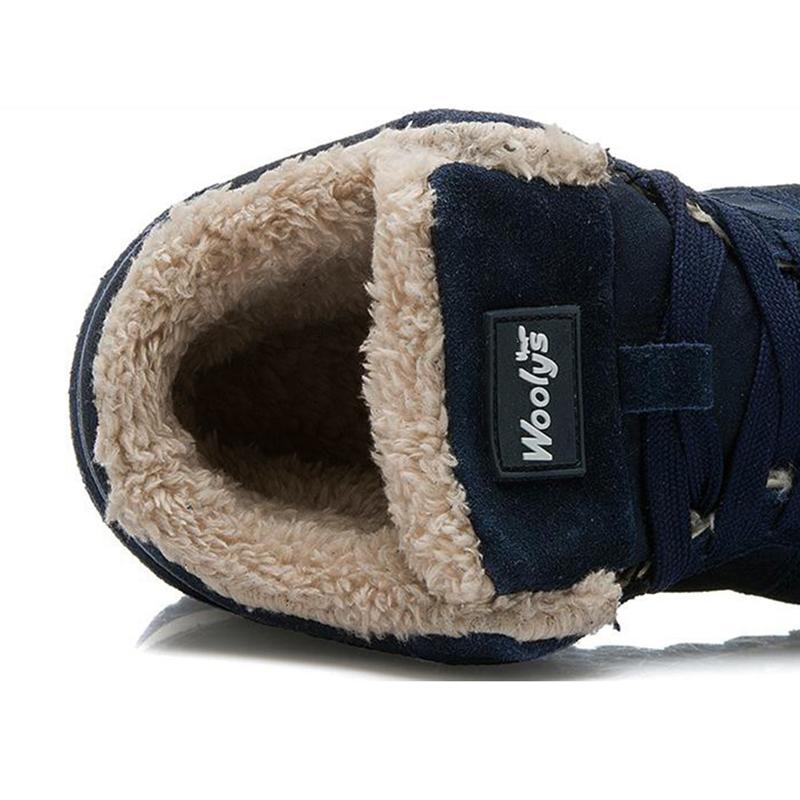 Женская зимняя повседневная обувь, сохраняющая тепло, плюшевая модная женская уличная зимняя обувь