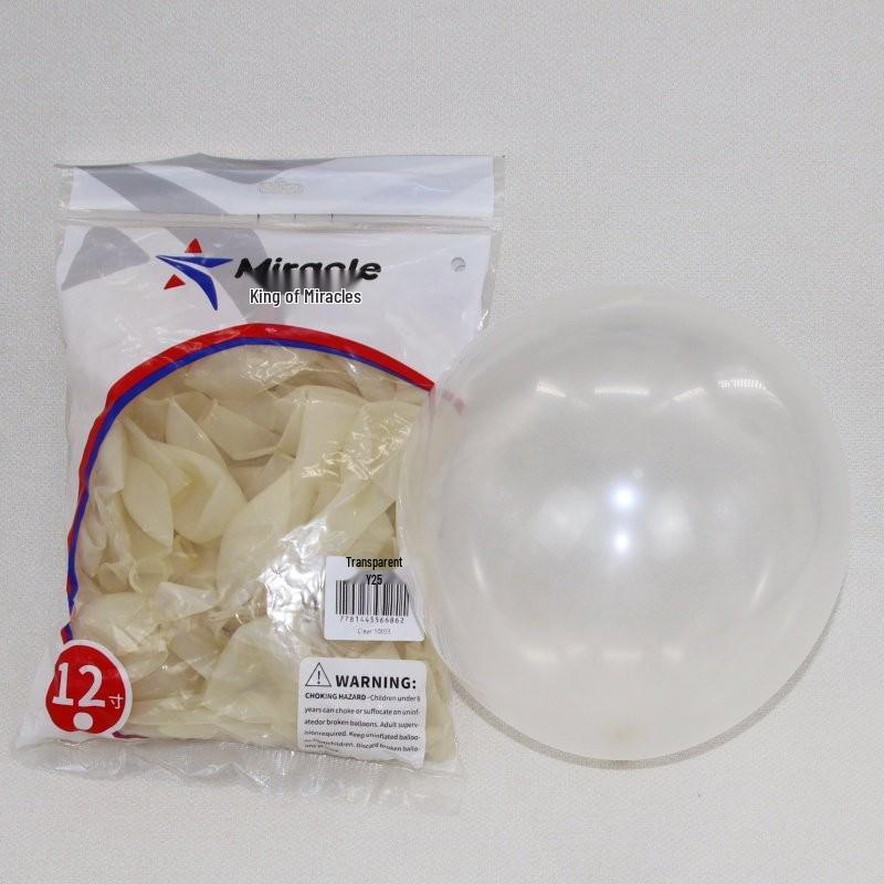 Miracle Star 12-дюймовые матовые латексные шары 100 шт. - Черный, Белый, Розовый, Телесный Цвет Декор для вечеринки