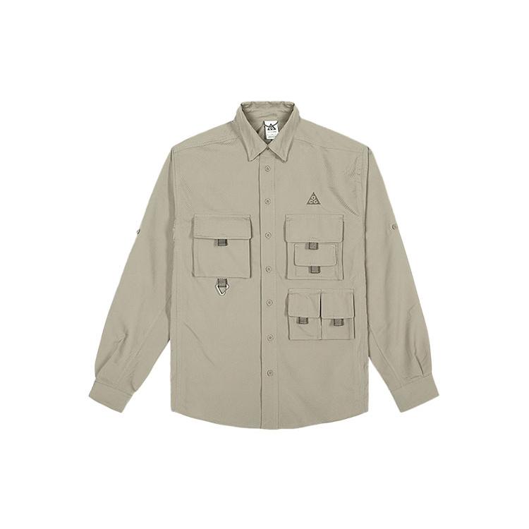 Nike Jacket Spring Men's Khaki (Unisex) Jackets DB1014 087