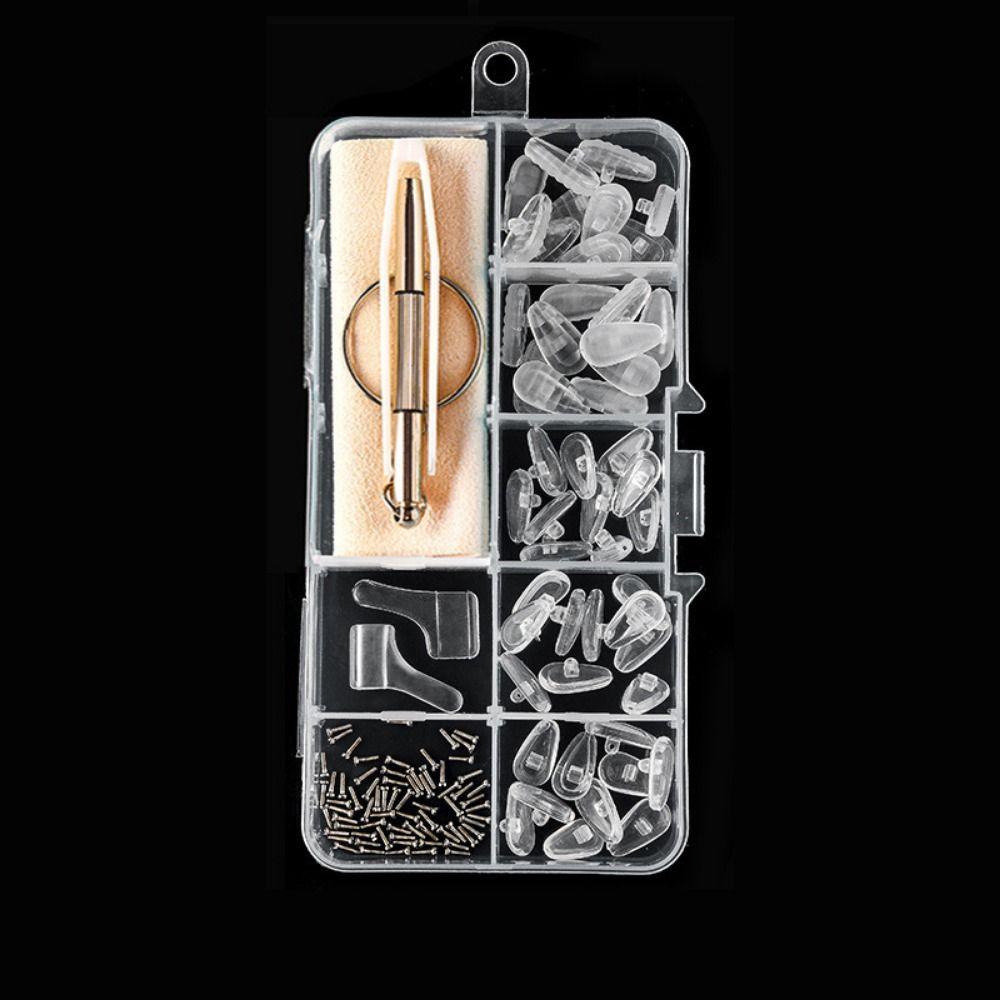 Replaceable Precision Screw Sets Antiskid Glasses Repair Tools Eyeglass Repair Kit Household