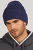 Orazio Men' Cap in Mixed Navy Blue