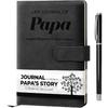 Dad I Want to Know Your Life Story Leather Journal (Hardcover) - Birthday Gifts for Dad - Guided Legacy Journal to Share His Life Story - Ideal Gifts