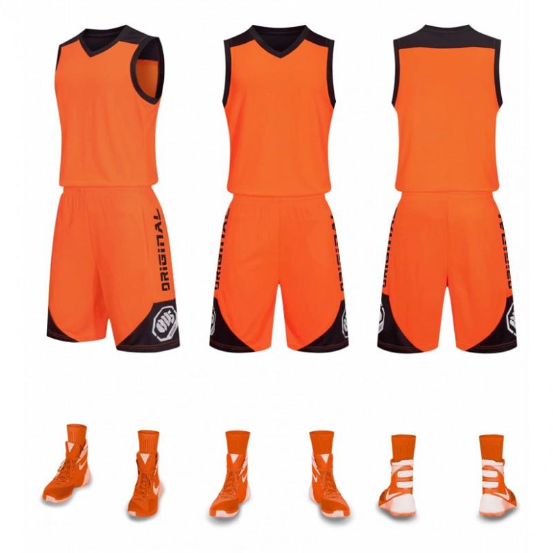 Mens Basketball Jersey Set Custom Printed Team Uniform Kids Youth Training Game