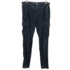 Made In Italy Corduroy Cargo Pants 44 Navy System Button Fly Men's Used