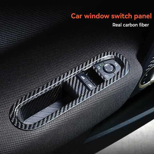 Отделка накладки кнопки стеклоподъемника из углеродного волокна для LHD BMW Mini Cooper S/SE '24-'25