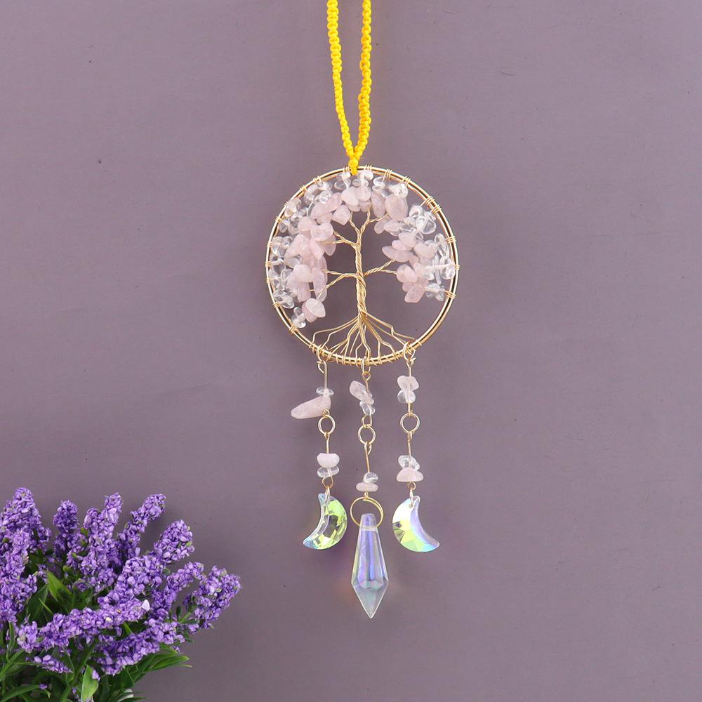 Tree of Life Crystal Sun Catcher Ornament Pendant
