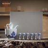Подарочный набор из сине-белой керамики Jingdezhen для байцзю