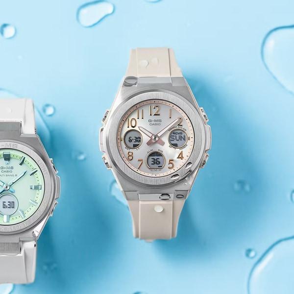 Casio Женские часы Baby-G MSG-W610FE-4AJF [BABY-G G-MS] Круглые цифровые аналоговые
