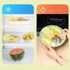 100/200/300 шт. пищевые фрукты свежие пластиковые пакеты для хранения кухонные принадлежности цветная сарановая пленка одноразовая крышка для еды