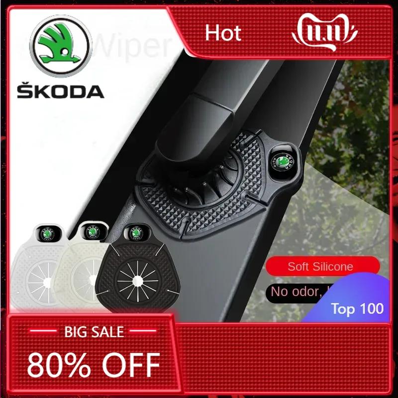 Car Sticker 2025 New 2pcs Car Windshield Wiper Protective covers For Skoda Octavia Fabia Kamiq Kapoq Kodiaq Rapid SCALA Superb C