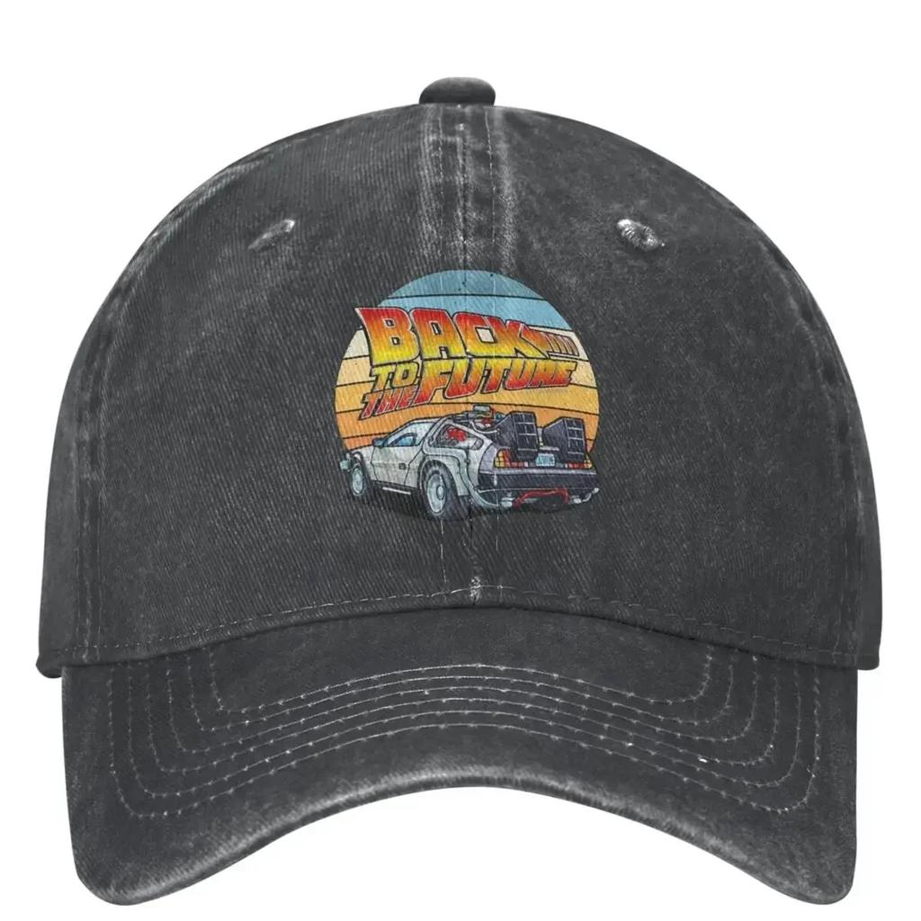 Back To The Future Casual Baseball Cap DMC DeLorean Kpop Rock Trucker Hat Summer Wholesale Women Unisex yk Cool Baseball Caps