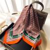 70 * 70cm New Silk Small Square Scarf For Women'S Neck Protection Professional Scarf Versatile Hair Tie Headscarf Scarf