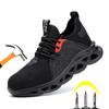 Comfortable Safety Shoes Steel Toe Work Shoes Anti-smash Anti-puncture Indestructible Shoes Protective Boots Industrial Shoes