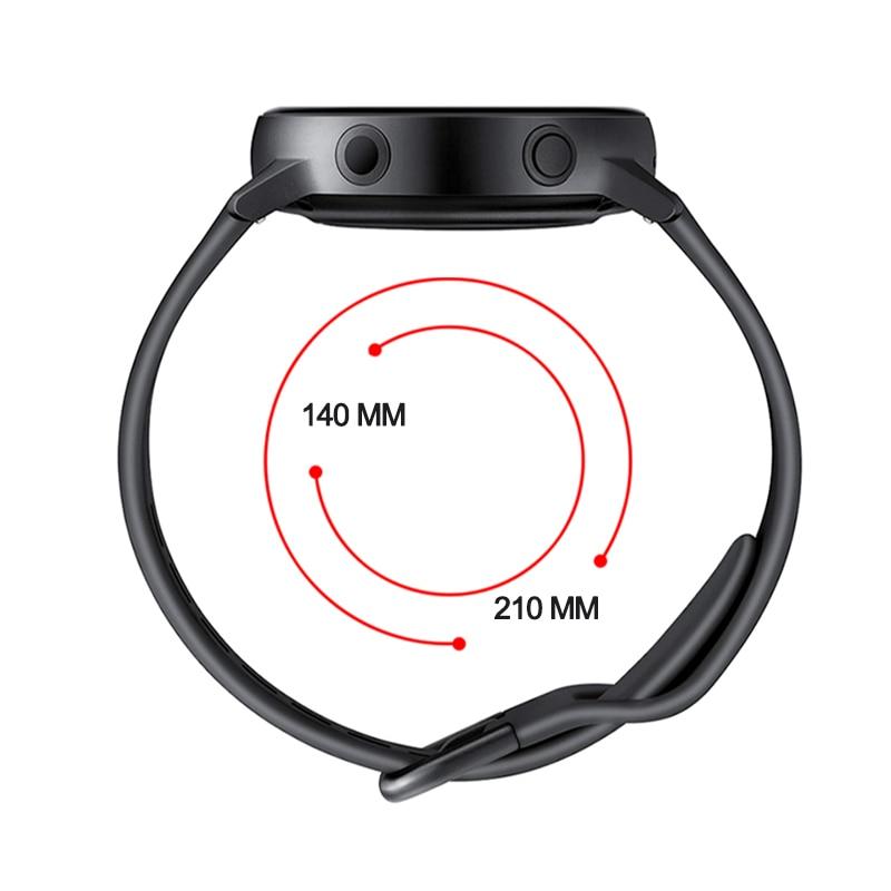 Мягкий силиконовый ремешок для часов 20 мм 22 мм для Samsung Galaxy Watch 42 мм Active2 40 мм для Galaxy Watch 3 41 45 мм для Huami Amazfit