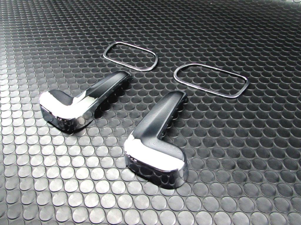 BRIGHTZ Chrome Inner Door Handle Covers for Custom N-BOX+ JF1/JF2 [INS-DHC-002] (F1, F2, 1/2)