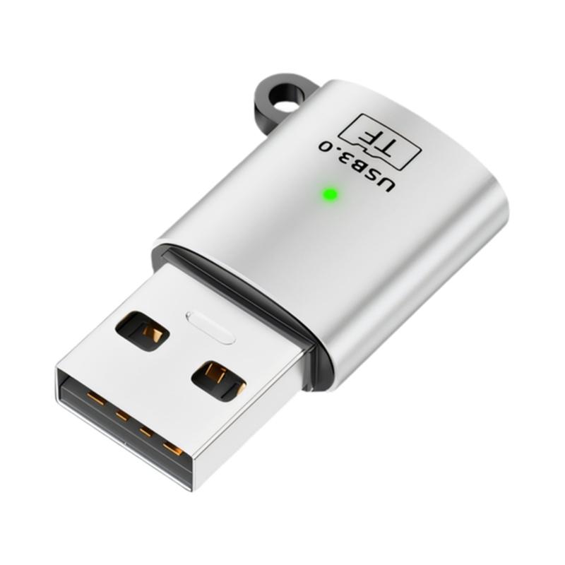 Универсальный USB 3.0 Type-C кард-ридер для карт TF с металлическим корпусом для смартфонов и компьютеров. Быстрая передача данных