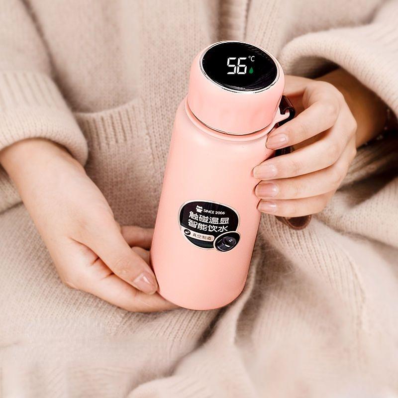 Интеллектуальная чашка-термос 380 мл Вакуумные фляги Портативная чашка-термос из нержавеющей стали Бутылка для воды Дорожная кружка для чая Офисная чашка-термос