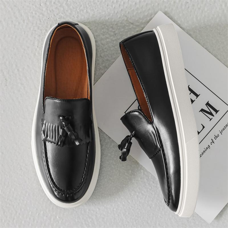 Модная мужская повседневная обувь из кожи ручной работы, удобные мужские слипоны, мужские лоферы для отдыха и ходьбы, новая взрослая обувь для вождения, мягкие мокасины