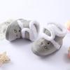 Новая детская обувь 0-1 год Детская обувь осень и зима Мягкая подошва для малышей 3-5-7 лет - Хлопковая обувь для мальчиков и девочек в сентябре