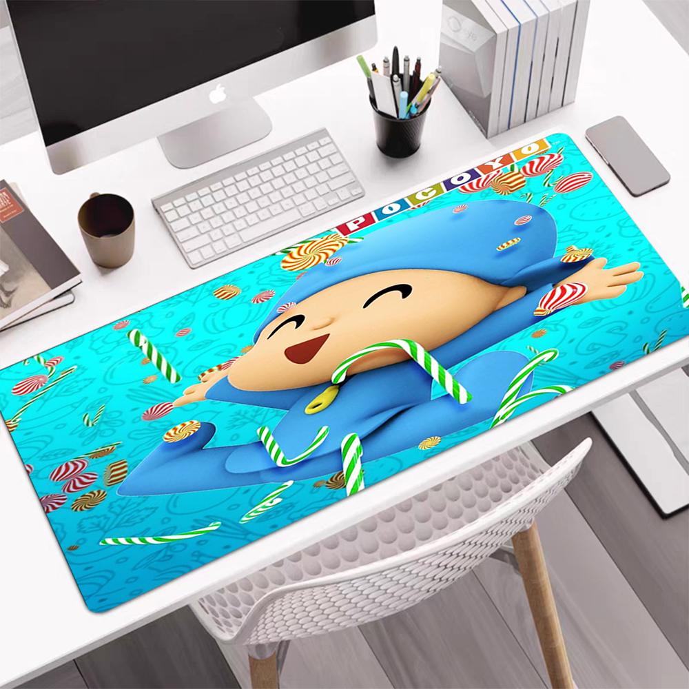 Pocoyo Theme Mouse Pad, Non Slip Rubber Base, Multifunctional Office & Home Decor, Perfect for Workspace Personalization.