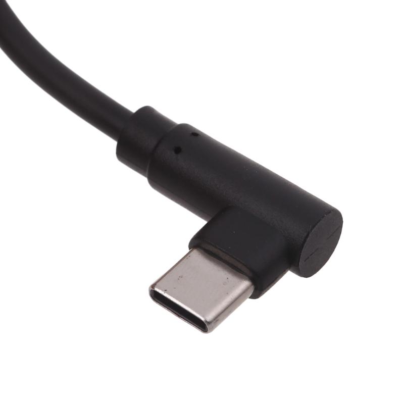 Спиральный кабель USB Type C, Угловой удлинитель USB C на USB2.0, Адаптер USB C 90 градусов, Кабели для синхронизации данных