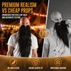 Fun Realistic Fake Beard Natural False Moustache Pirate Beard Mask  for Halloween